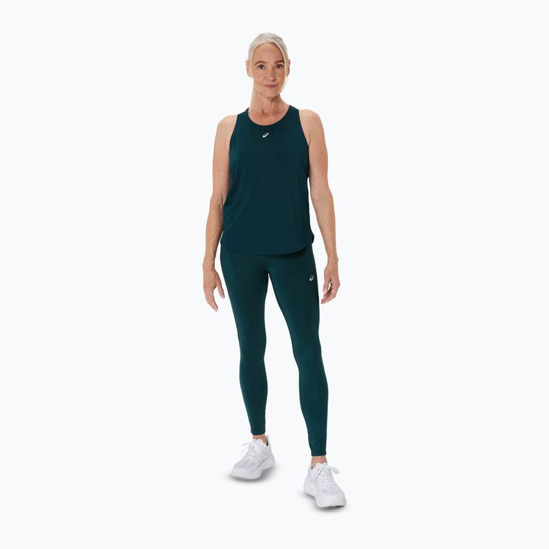 Dámské běžecké legíny ASICS Road High Waist saxon green 2