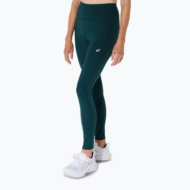 Dámské běžecké legíny ASICS Road High Waist saxon green 4