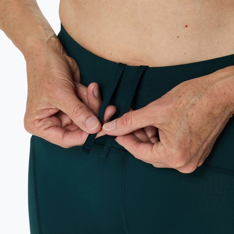 Legginsy do biegania damskie ASICS Road High Waist saxon green 7