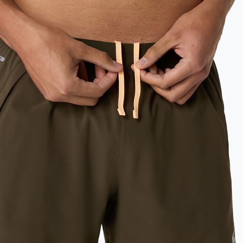 Pánské běžecké šortky ASICS Road 5IN brown stone 6