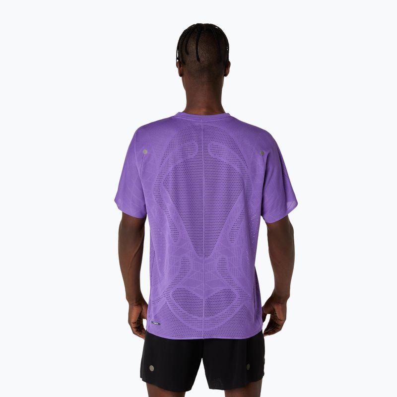 Pánské běžecké tričko ASICS Metarun SS Top edo purple 3