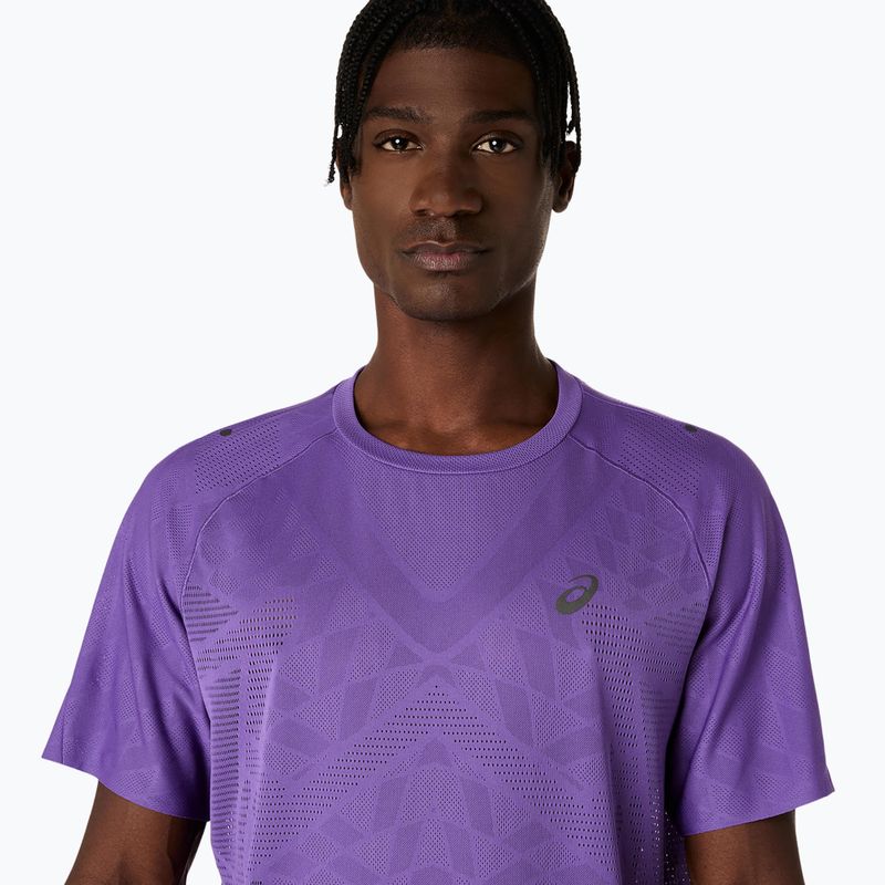 Pánské běžecké tričko ASICS Metarun SS Top edo purple 5
