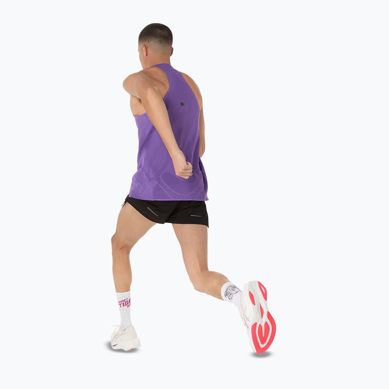 Pánské běžecké tričko ASICS Metarun Singlet edo purple 6