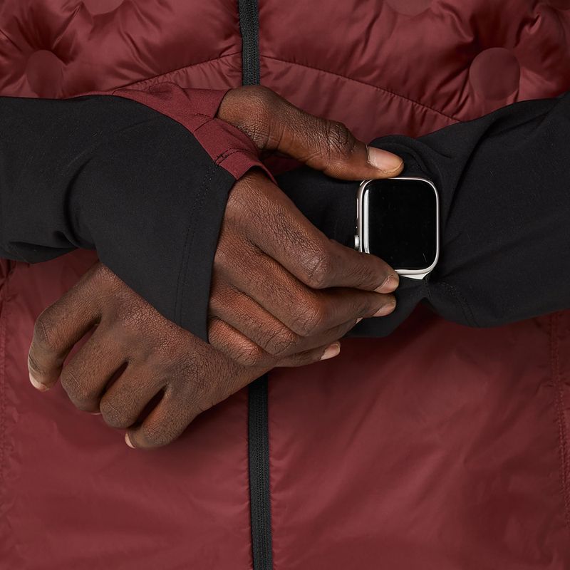 Kurtka do biegania męska ASICS Road Winter dark red planet 8