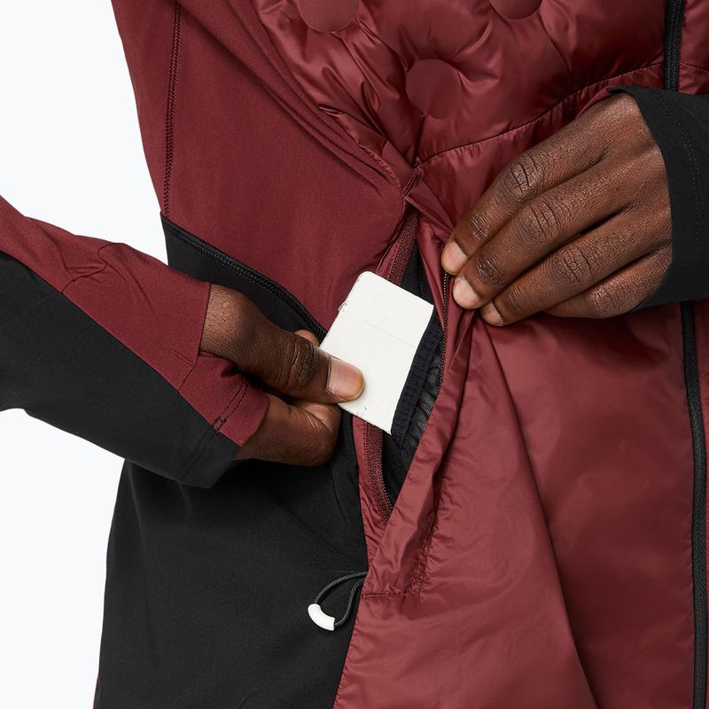 Pánská běžecká bunda ASICS Road Winter dark red planet 9