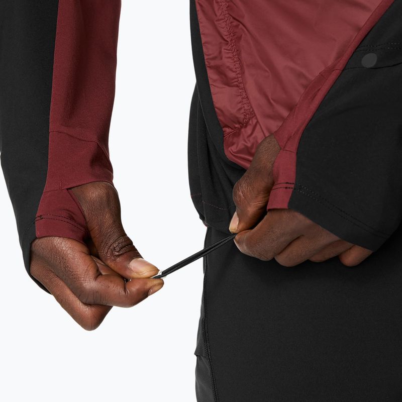 Pánská běžecká bunda ASICS Road Winter dark red planet 10