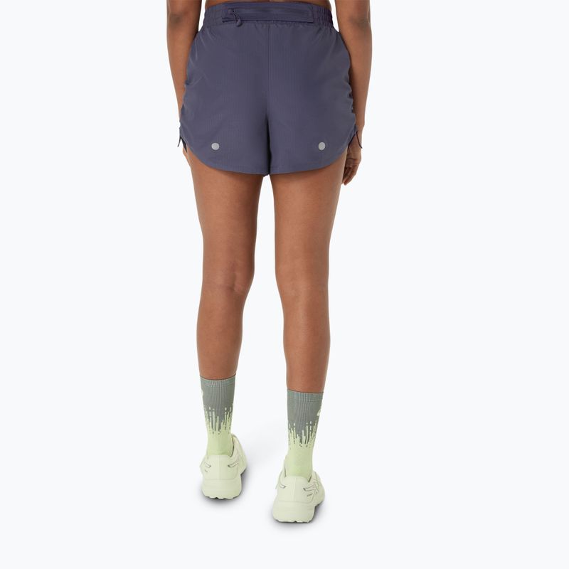 Dámské běžecké šortky ASICS Nagino Run Adjustable 4IN indigo fog 3