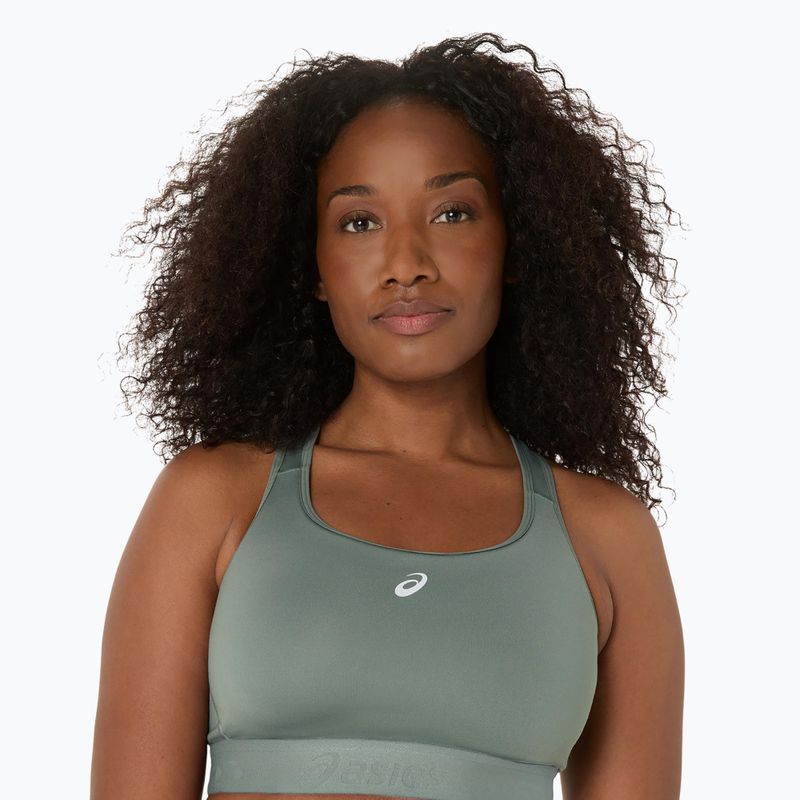 Tréninková podprsenkaASICS Road Compression ink teal/golden yellow 5