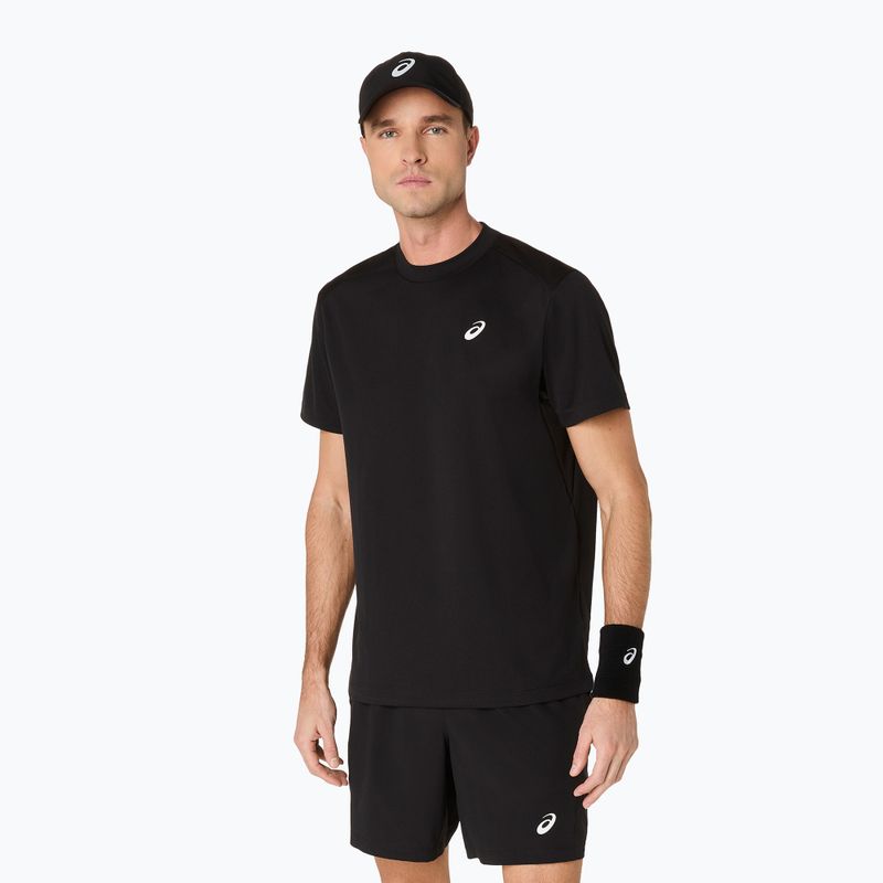 Pánské tenisové tričko ASICS Court Top performance black
