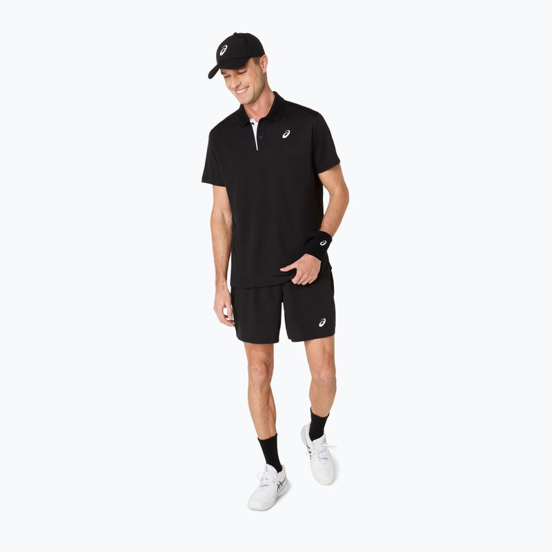 Pánské polotričko ASICS Court Polo performance black 5