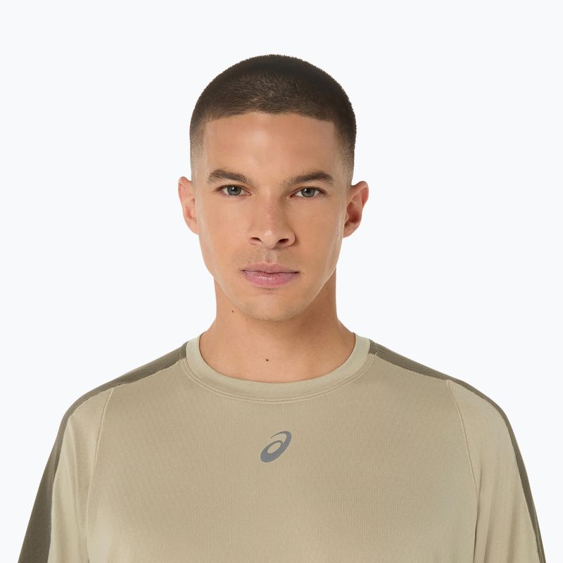 Pánské běžecké tričko ASICS Fujitrail Elite Top khaki/mantle green 5