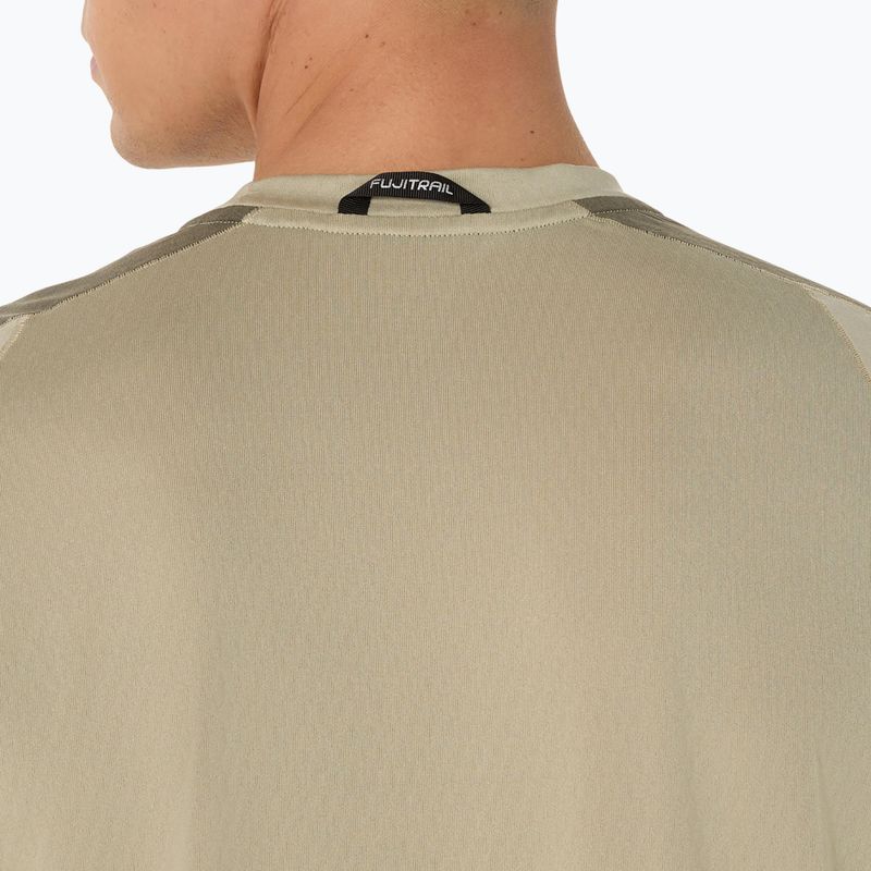 Pánské běžecké tričko ASICS Fujitrail Elite Top khaki/mantle green 6