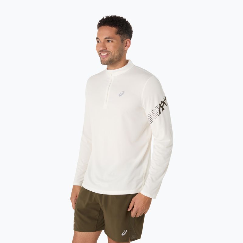 Longsleeve do biegania męski ASICS Icon LS 1/2 Zip cream 4