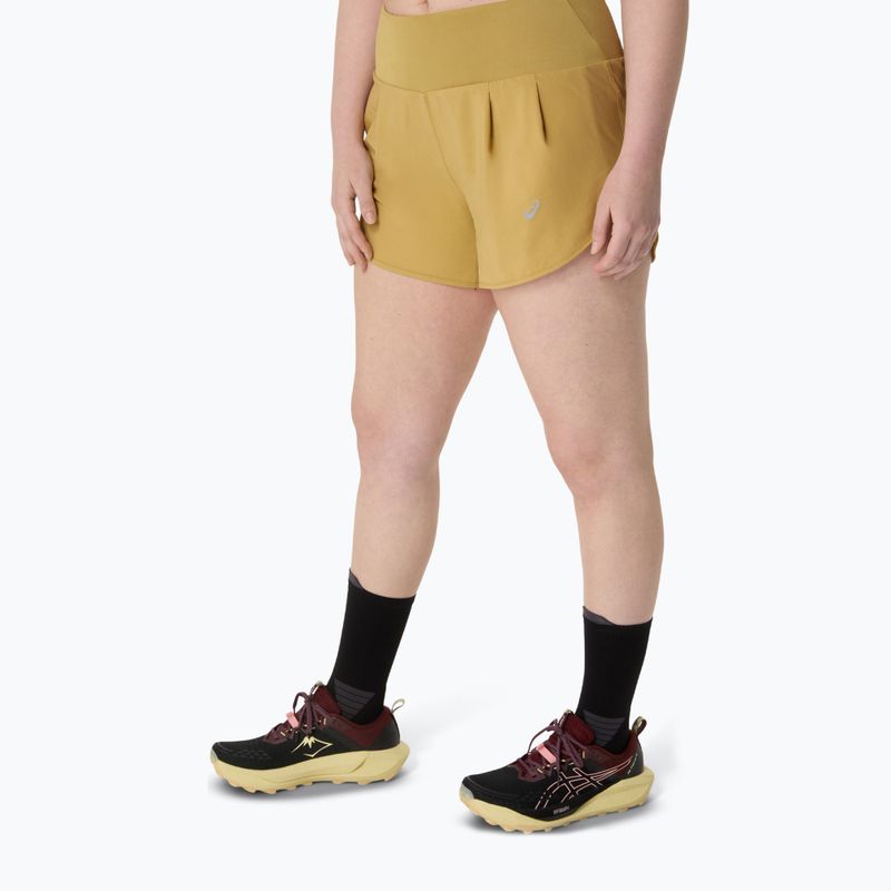 Spodenki do biegania damskie ASICS Road 3.5IN lemongrass 4