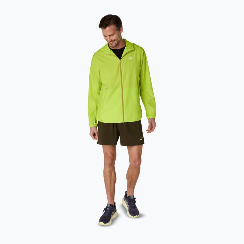 Pánská běžecká bunda ASICS Core neon lime 2