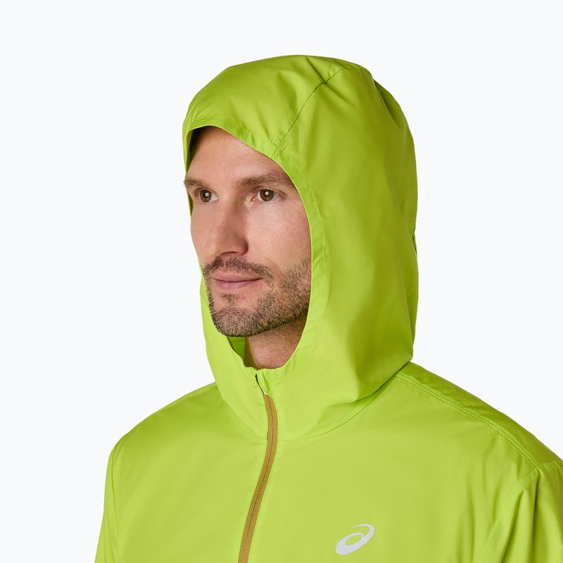 Pánská běžecká bunda ASICS Core neon lime 5