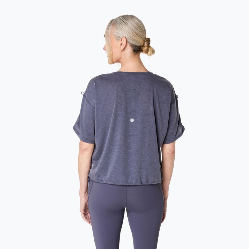 Dámské běžecké tričko ASICS Nagino Run Adjustable Top indigo fog 3