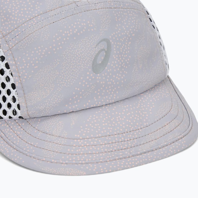 Kšiltovka ASICS Fujitrail rainstorm grey/pale apricot 3