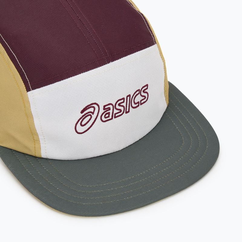 Kšiltovka ASICS 5 Panel mantle green/dark currant/lemongrass  3