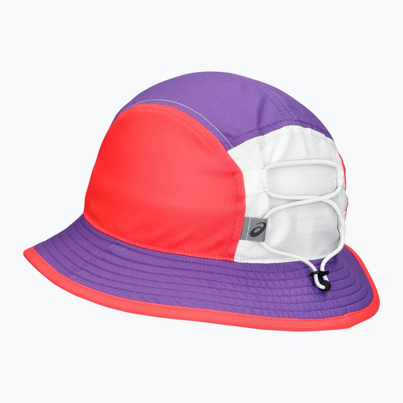 Klobouk ASICS Bucket performance flash red/edo purple/brilliant white 2