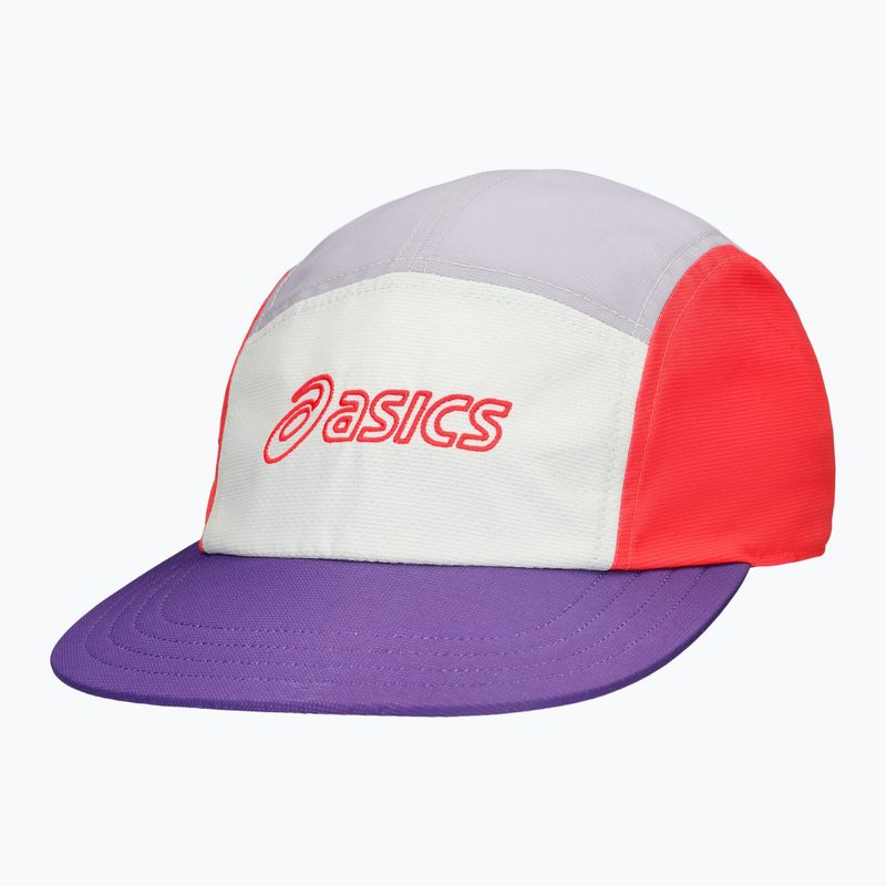 Kšiltovka ASICS 5 Panel flash red/edo purple/dusk violet 5