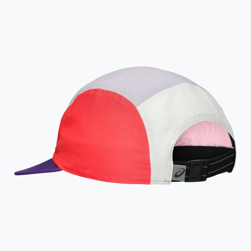 Kšiltovka ASICS 5 Panel flash red/edo purple/dusk violet 6