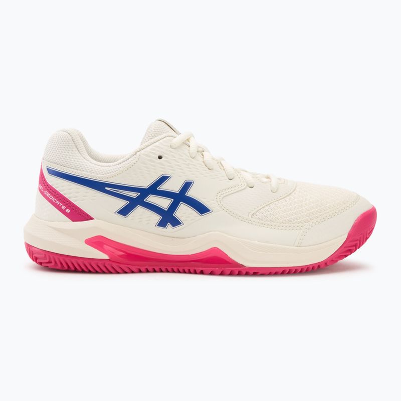 Buty do tenisa damskie ASICS Gel-Dedicate 8 Clay W cream/dark cobalt 2
