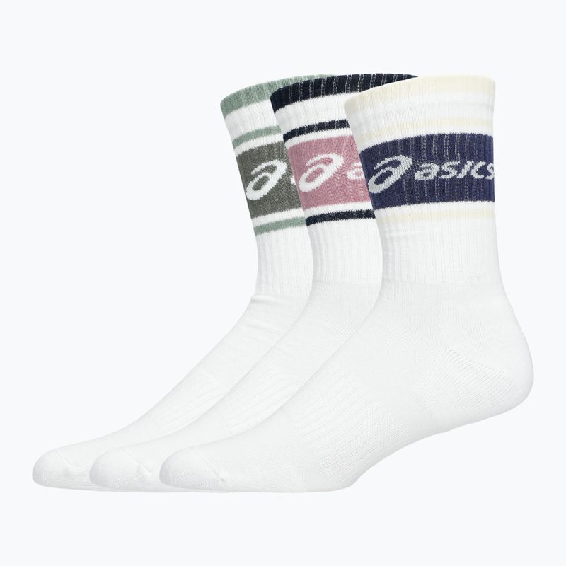 Ponožky ASICS Logo Crew 3 pary monument blue/indigo fog/rubble red 2