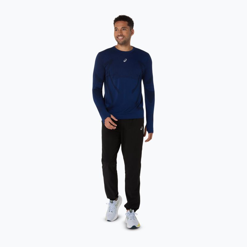 Pánské běžecké tričko Longsleeve ASICS Road Seamless LS midnight 2