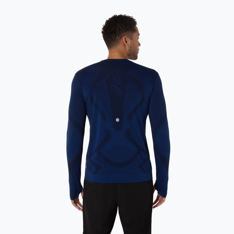 Pánské běžecké tričko Longsleeve ASICS Road Seamless LS midnight 3