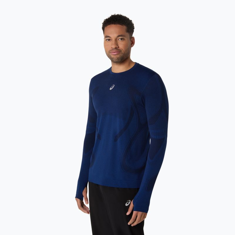 Pánské běžecké tričko Longsleeve ASICS Road Seamless LS midnight 4