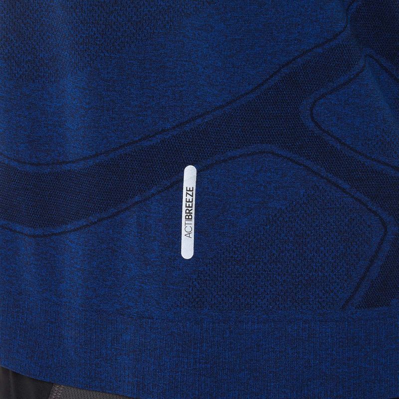 Pánské běžecké tričko ASICS Road Seamless illusion blue/glow yellow 6