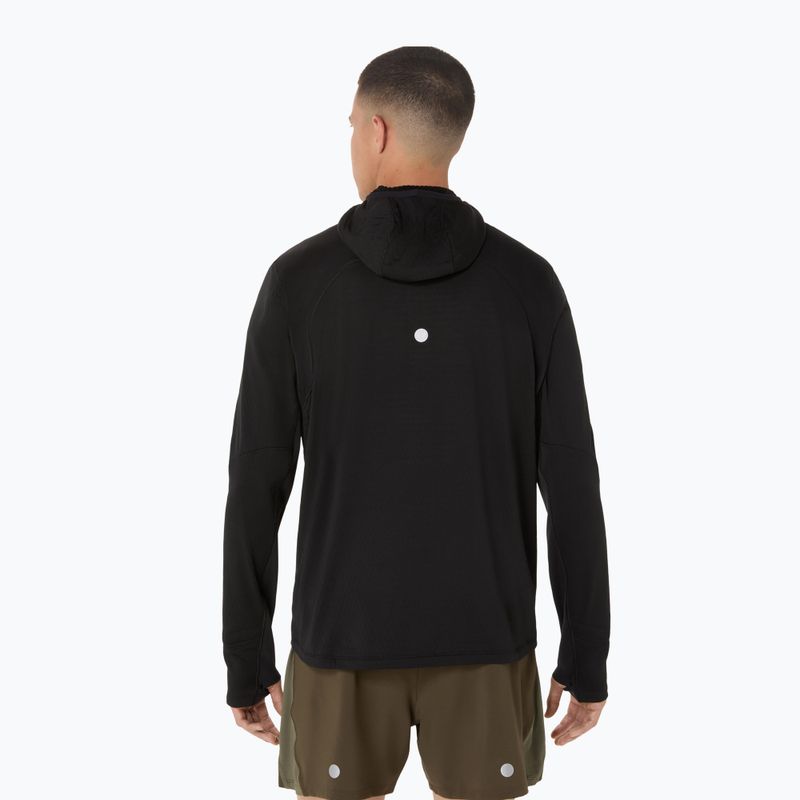 Pánská běžecká mikina ASICS Road Winter Hoodie performance black 3