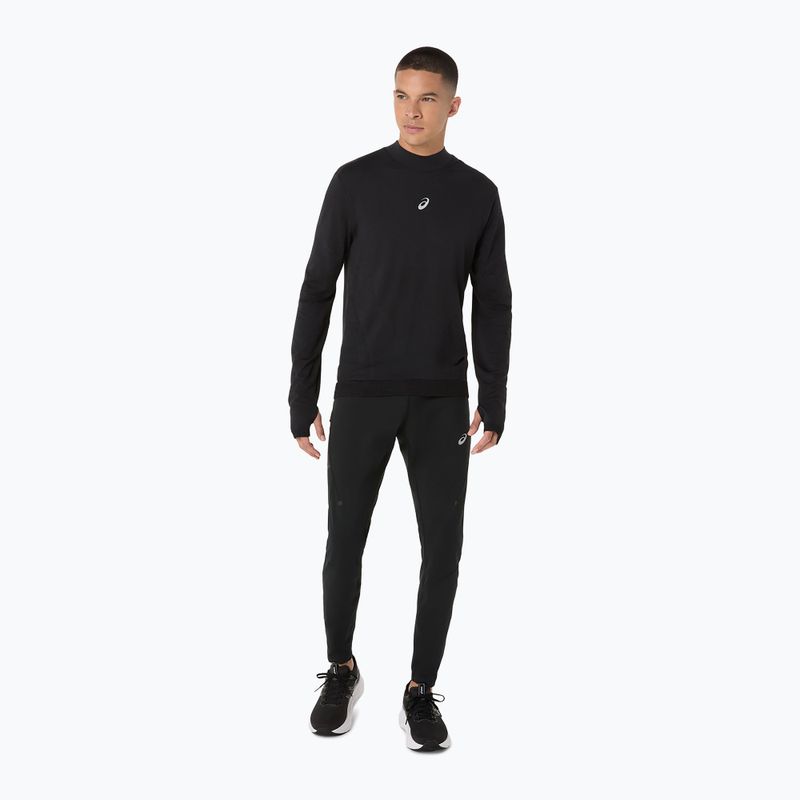 Pánské běžecké tričko Longsleeve ASICS Road Winter Seamless performance black 4