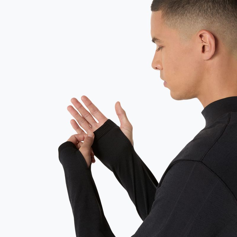 Pánské běžecké tričko Longsleeve ASICS Road Winter Seamless performance black 7