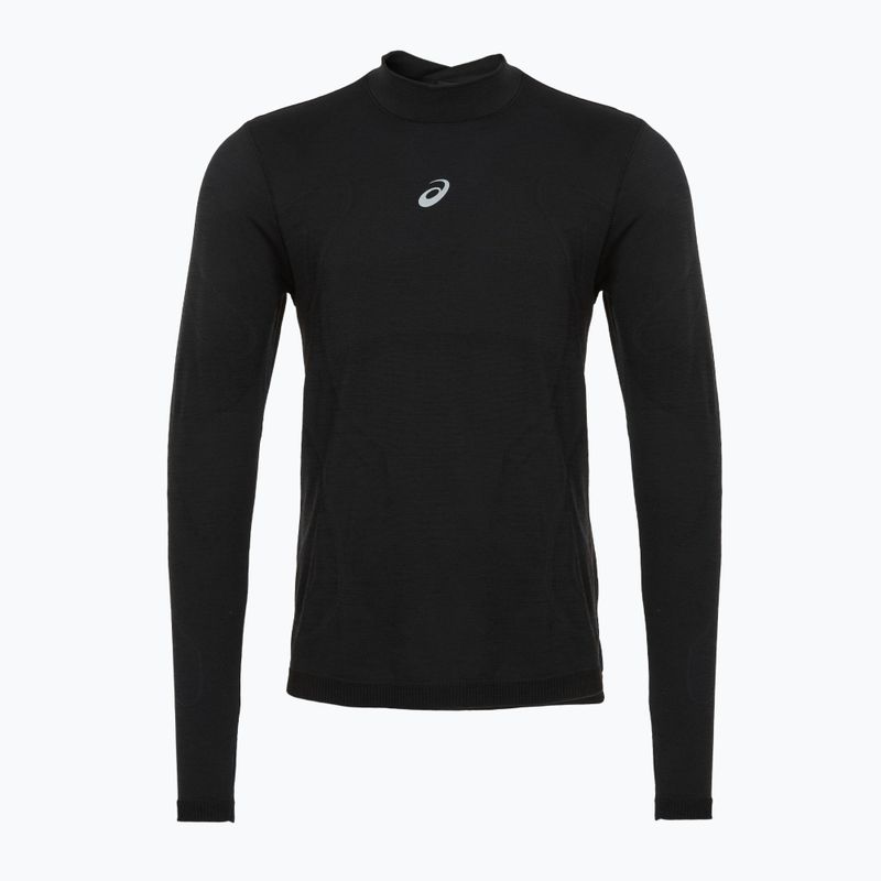 Pánské běžecké tričko Longsleeve ASICS Road Winter Seamless performance black 8