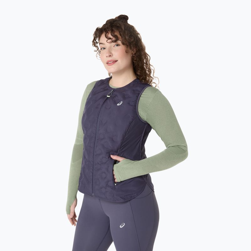 Dámská vesta ASICS Nagino Run Padded Gilet indigo fog 3