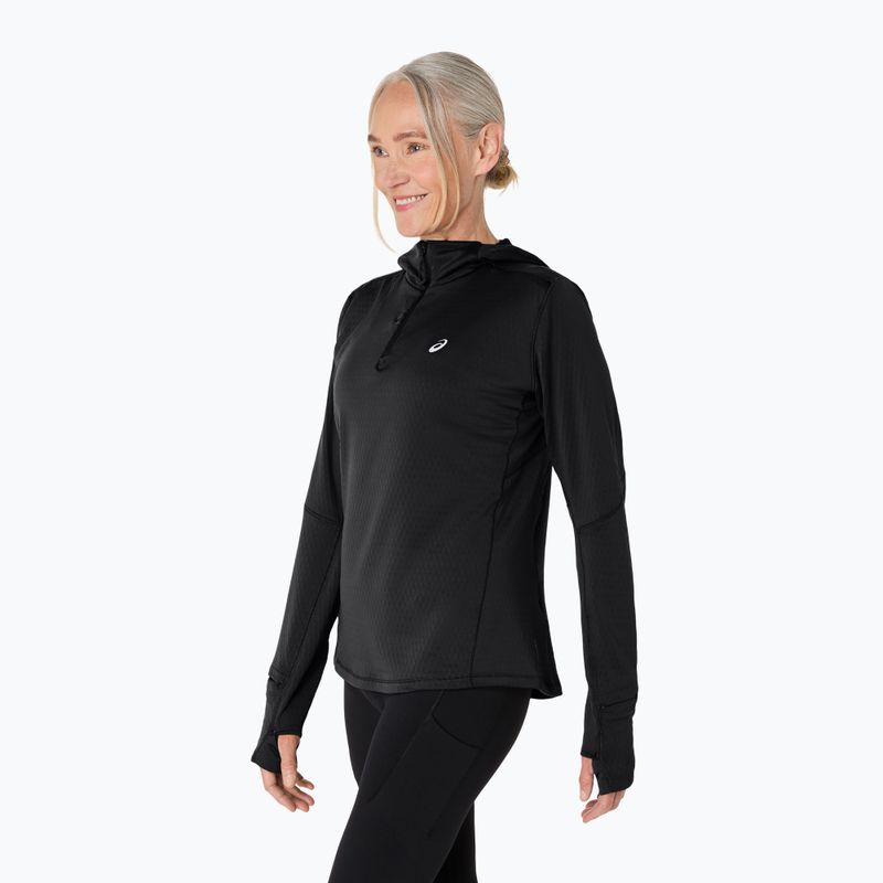 Dámská běžecká mikina ASICS Road Winter Hoodie performance black 4