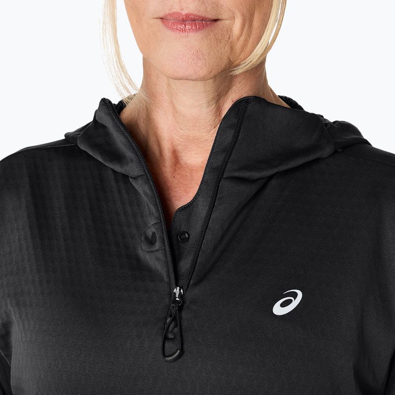 Dámská běžecká mikina ASICS Road Winter Hoodie performance black 6