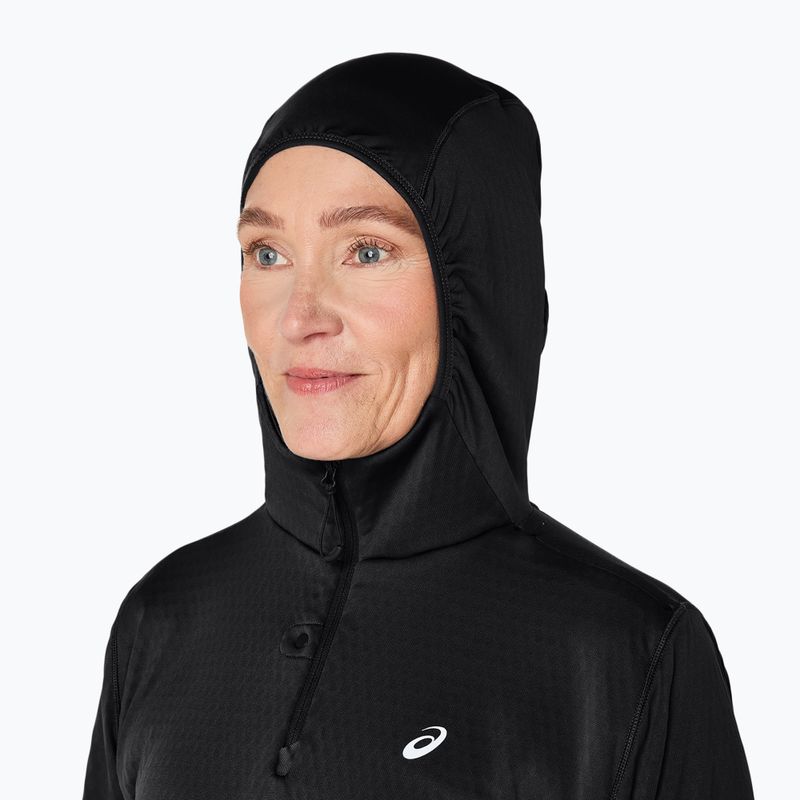 Dámská běžecká mikina ASICS Road Winter Hoodie performance black 8
