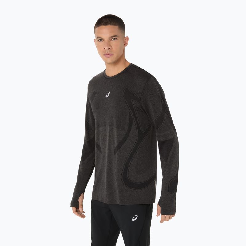 Pánské běžecké tričko Longsleeve ASICS Road Seamless LS performance black  4