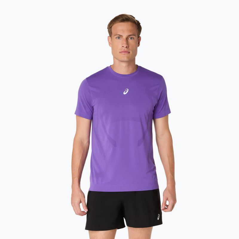 Pánské běžecké tričko ASICS Road Seamless edo purple