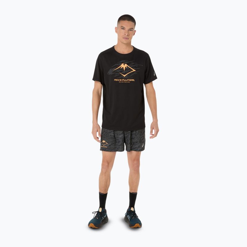 Pánské běžecké tričko ASICS Fujitrail Logo SS performance black 2