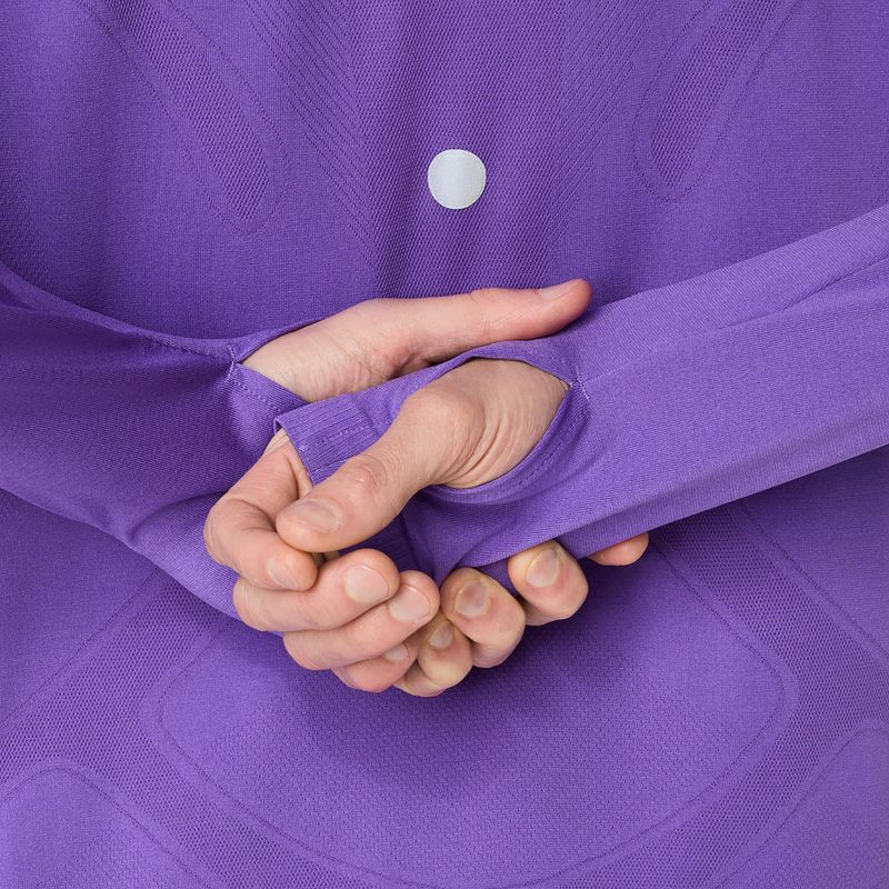 Pánské běžecké tričko Longsleeve ASICS Road Seamless LS edo purple  6