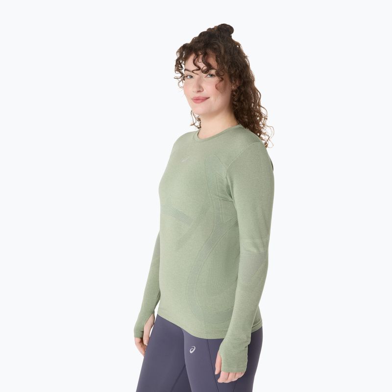 Dámské běžecké tričko Longsleeve ASICS Road Seamless LS blue/whisper green 4