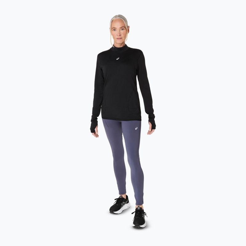 Dámské běžecké tričko Longsleeve ASICS Road Winter Seamless performance black 2