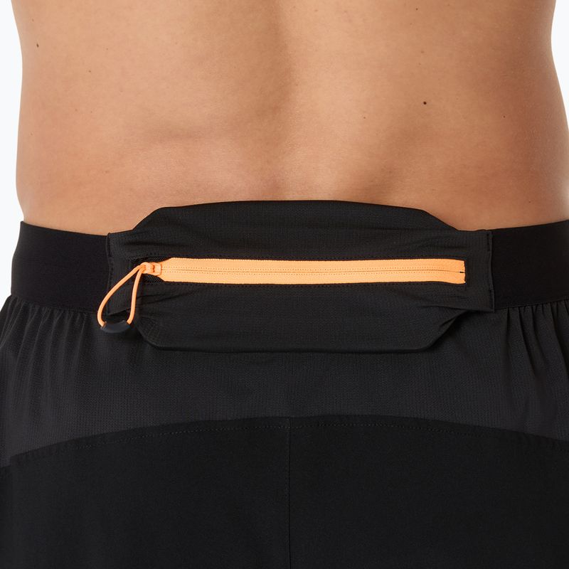 Pánské běžecké šortky ASICS Fujitrail All Over Print 5IN performance černé 7