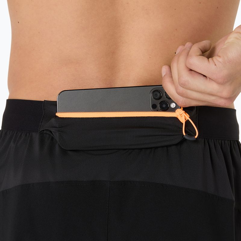 Pánské běžecké šortky ASICS Fujitrail All Over Print 5IN performance černé 8