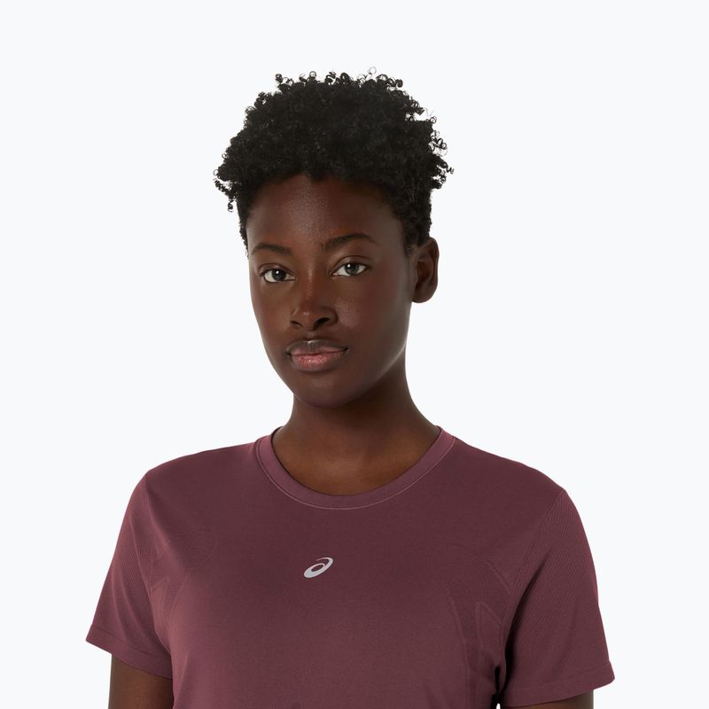 Dámské běžecké tričko ASICS Seamless dark currant/port royal 5