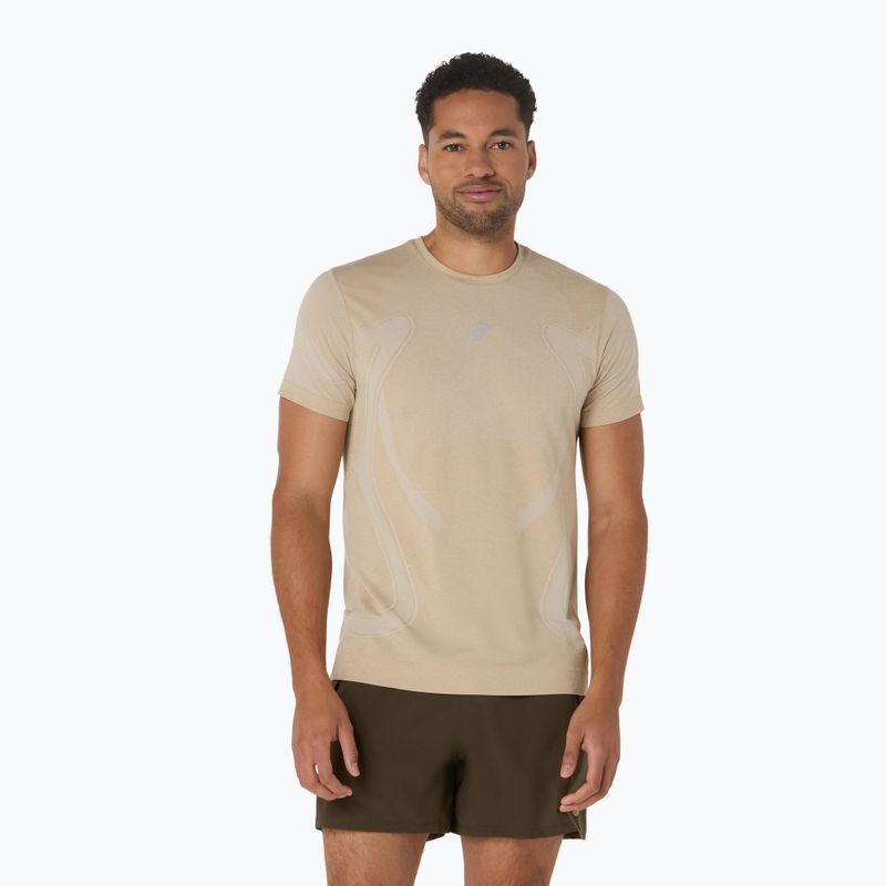 Pánské běžecké tričko ASICS Road Seamless cream
